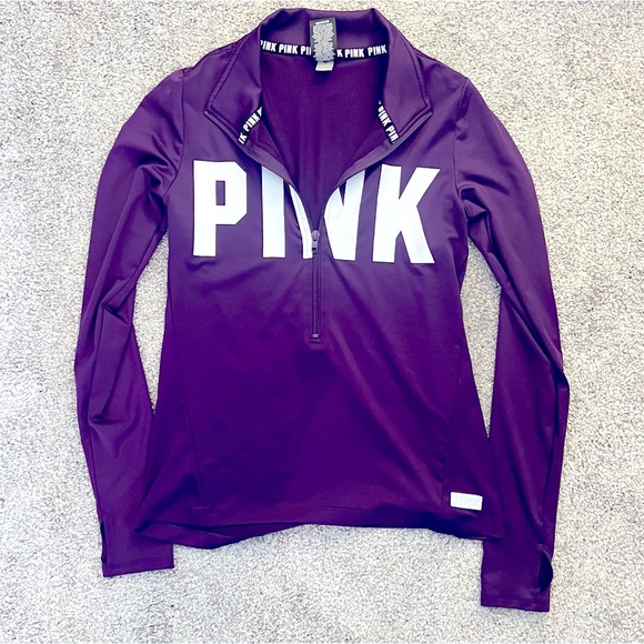 PINK Victoria's Secret Other - VS PINK - 💜 Purple Ultimate Half-Zip Pullover